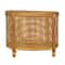 Hello Honey® Round Bamboo & Rattan Accent Table